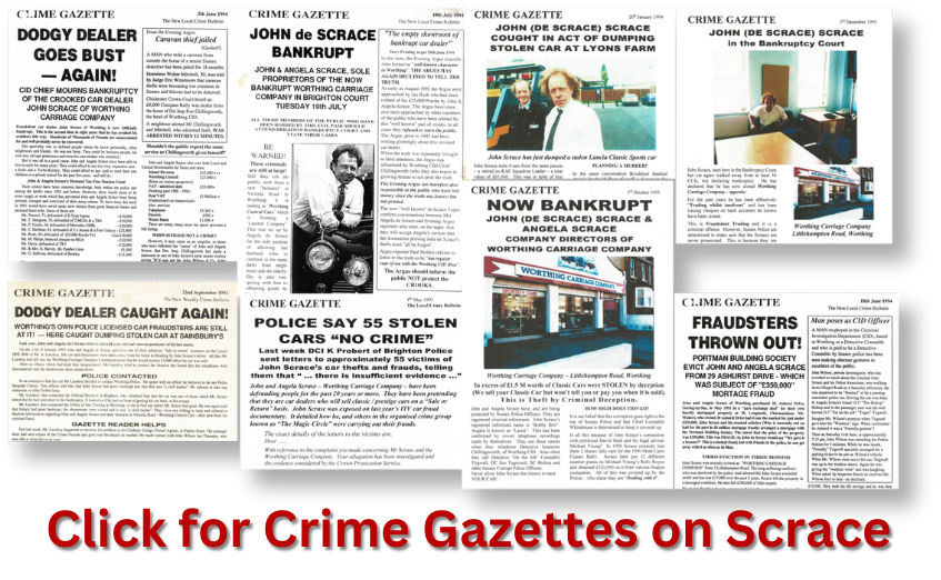 Click for Crime Gazettes