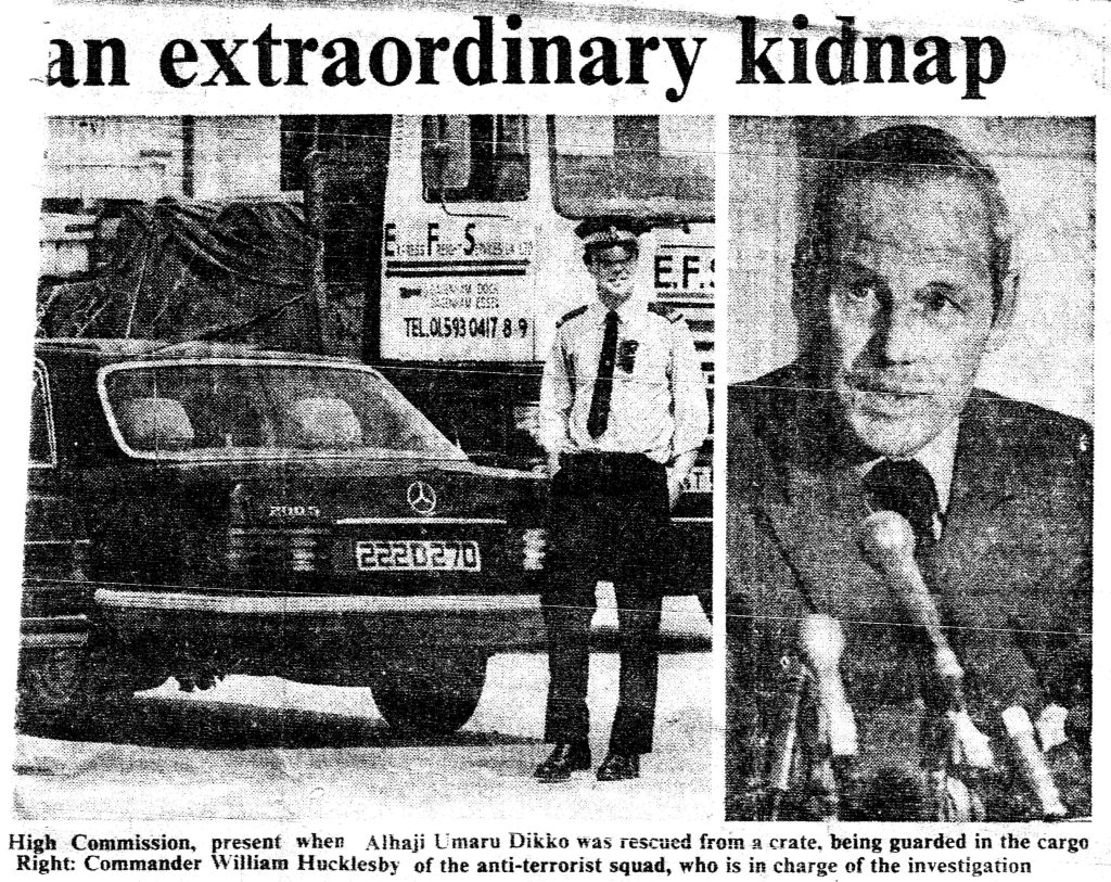 Extraordinary Kidnap News article 
