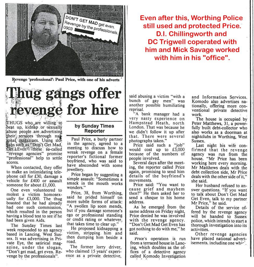 Thug Gangs Revenge for Hire