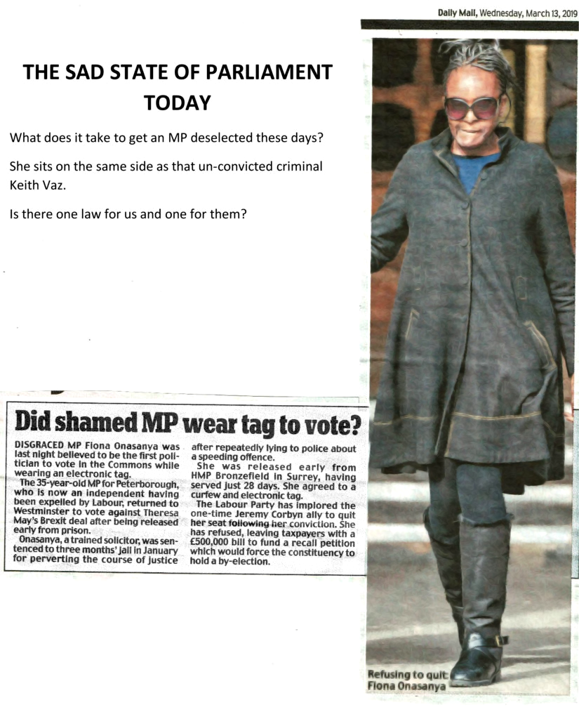 Shamed MP Goes to Vote